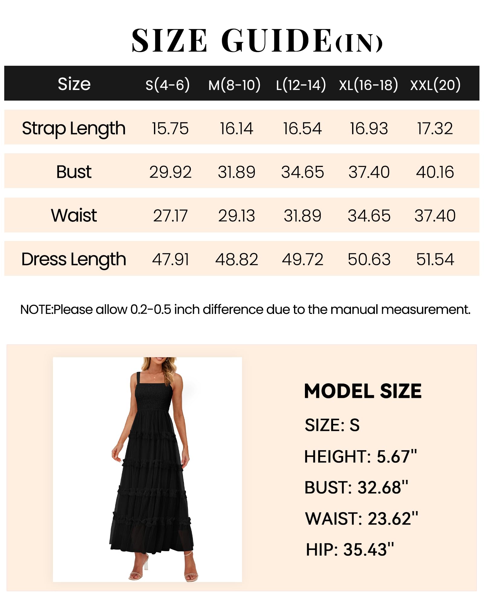 Foto 7 pulgar | Vestido Prettygarden sin Mangas para Mujer - Venta Internacional