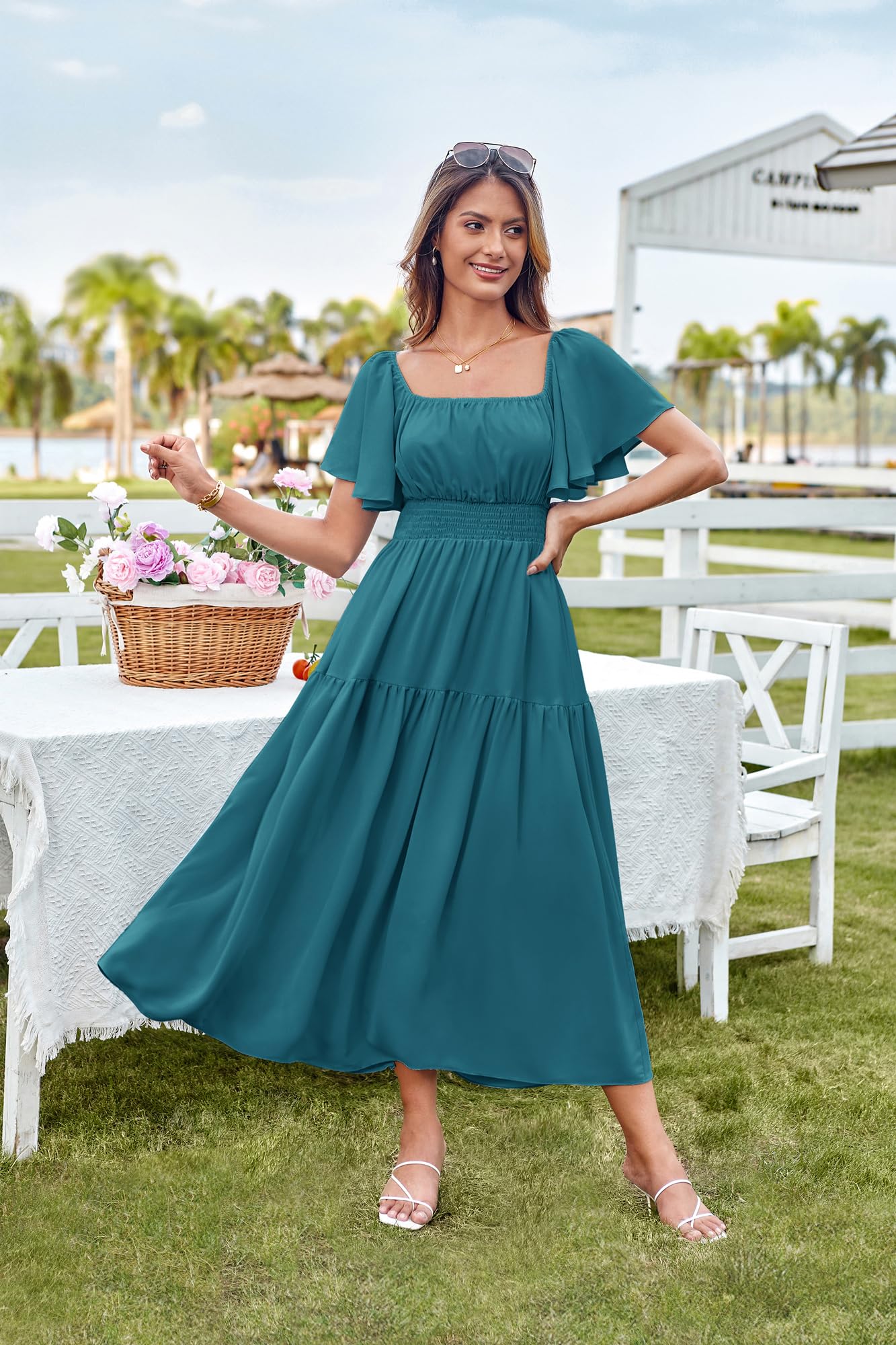 Foto 3 pulgar | Vestido Casual Grace Karin De Manga Corta De Verano Para Mujer - Venta Internacional.