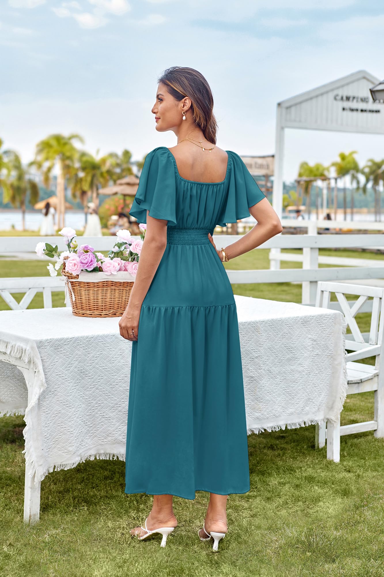 Foto 7 pulgar | Vestido Casual Grace Karin De Manga Corta De Verano Para Mujer - Venta Internacional.