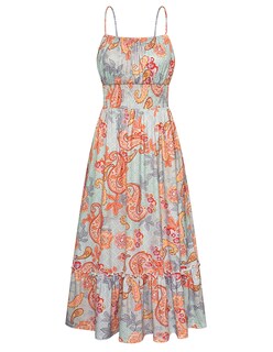 Foto 1 | Vestido Largo De Verano Grace Karin Azul Con Estampado Floral De Cachemir Para Mujer - Venta Internacional.