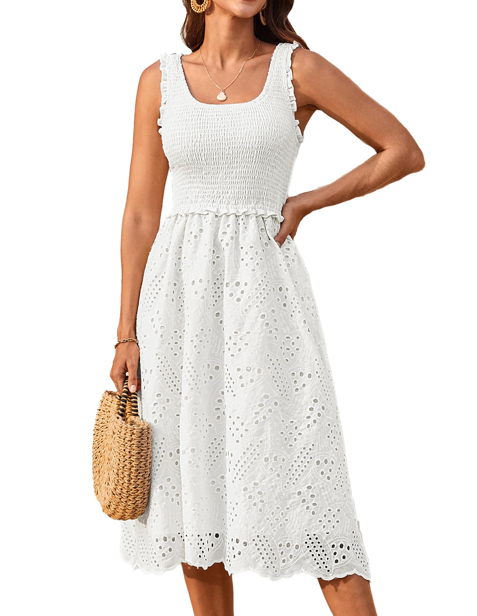 Vestido Grace Karin 2025 Para Mujer Bordado En Primavera Blanco L - Venta Internacional.