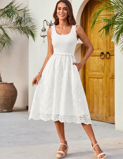 Foto 5 | Vestido Grace Karin 2025 Para Mujer Bordado En Primavera Blanco L - Venta Internacional.