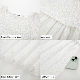 Foto 6 | Vestido Grace Karin 2025 Para Mujer Bordado En Primavera Blanco L - Venta Internacional.