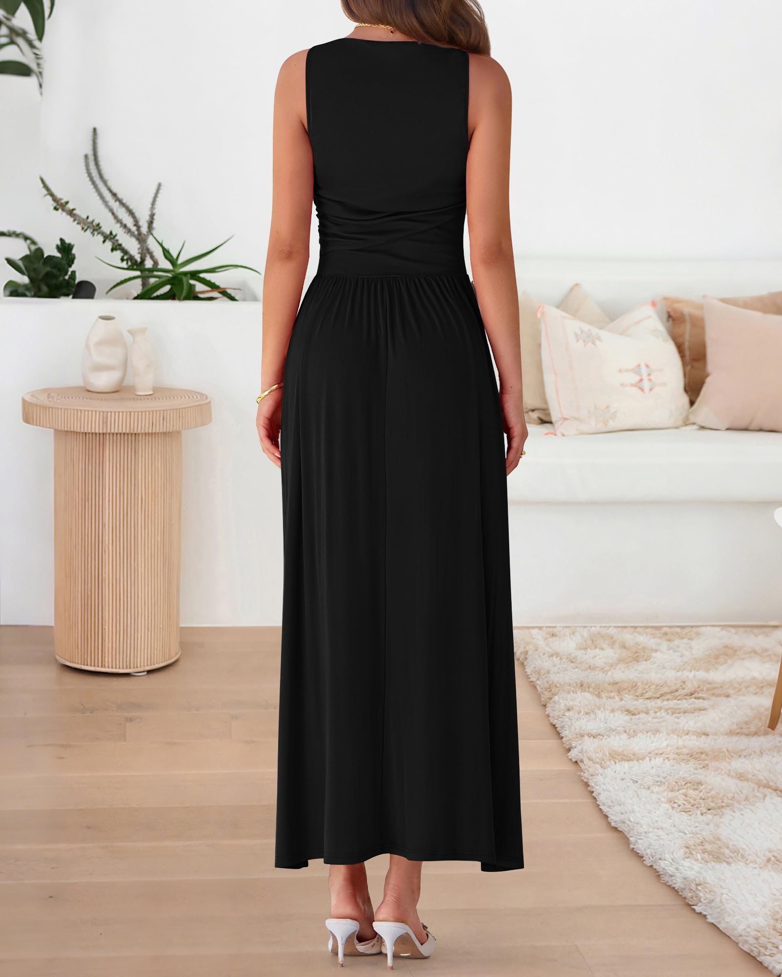 Foto 4 pulgar | Vestido Largo Btfbm Negro para Mujer- Venta Internacional