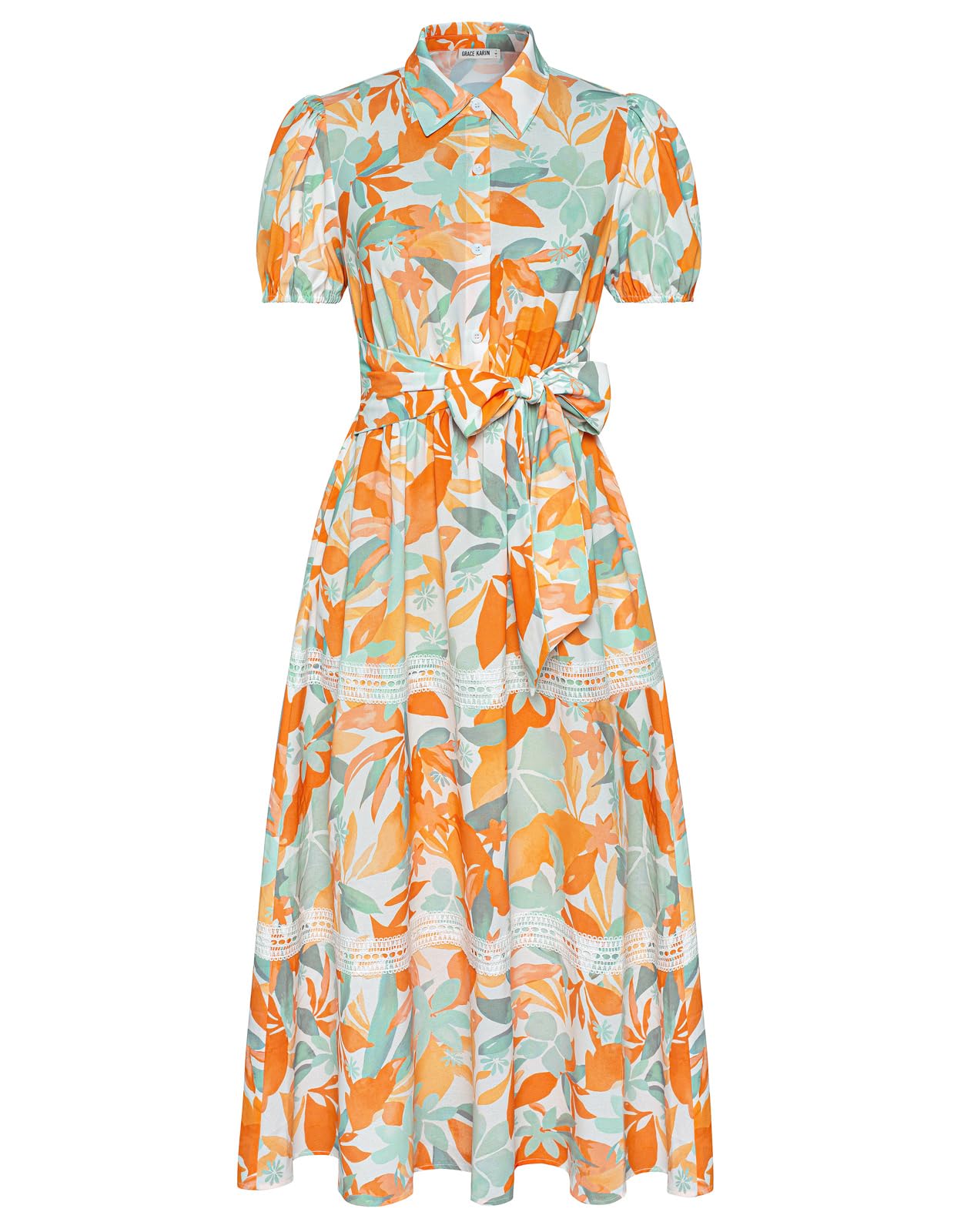 Foto 2 pulgar | Vestido Grace Karin Para Mujer, Maxi En Forma De A, Floral Y Fluido, Para Mujer - Venta Internacional.