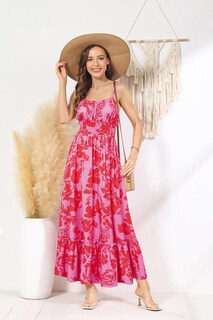 Foto 2 | Vestido De Verano Grace Karin 2025, Casual, Sin Mangas, Fruncido, Escalonado - Venta Internacional.