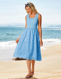 Foto 4 | Vestido Grace Karin Para Pascua Y Verano, Casual, Cintura Alta, Azul Claro - Venta Internacional.