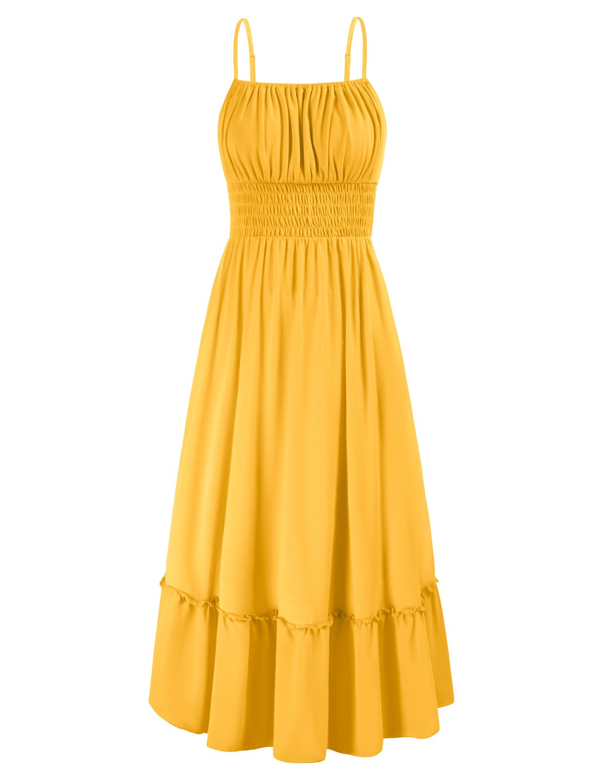 Foto 2 pulgar | Vestido Largo Grace Karin Para Mujer 2025, Sin Mangas, Amarillo, Xxl - Venta Internacional.