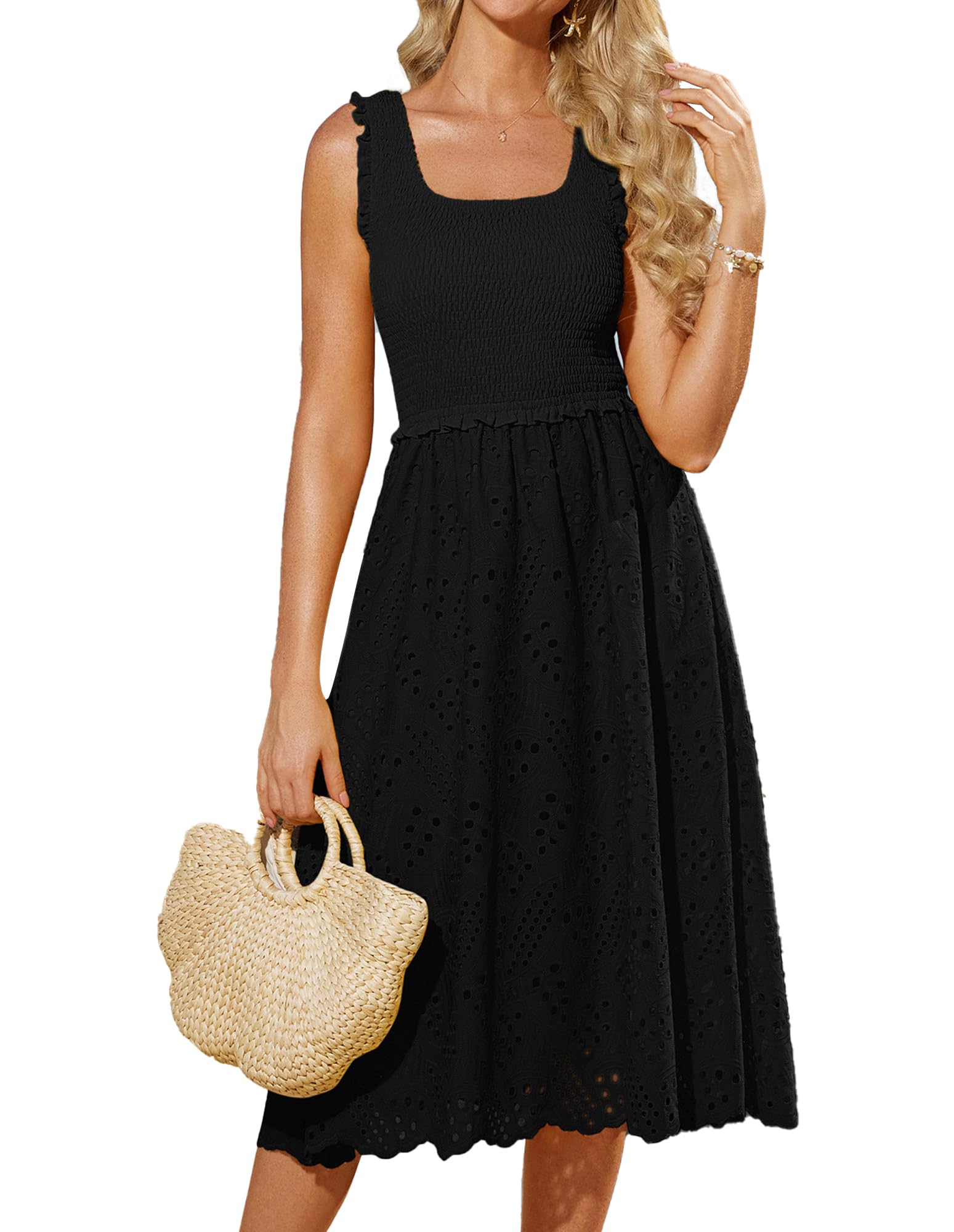Foto 1 | Vestido Grace Karin 2025, Casual, Bordado, Negro, Talla L - Venta Internacional.