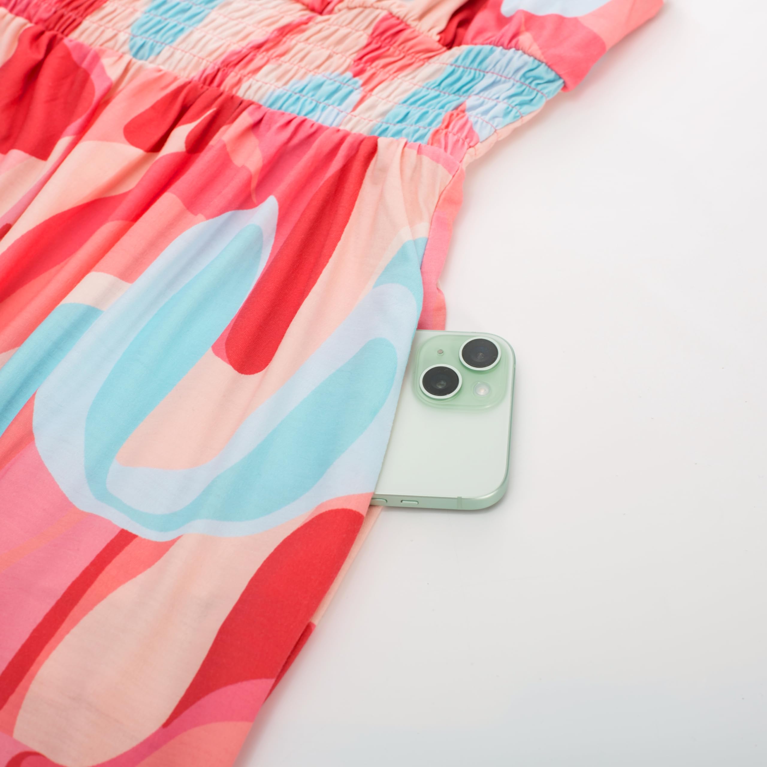 Foto 6 pulgar | Vestido Largo Grace Karin Summer Para Mujer Rosa Con Estampado Floral Talla S - Venta Internacional.
