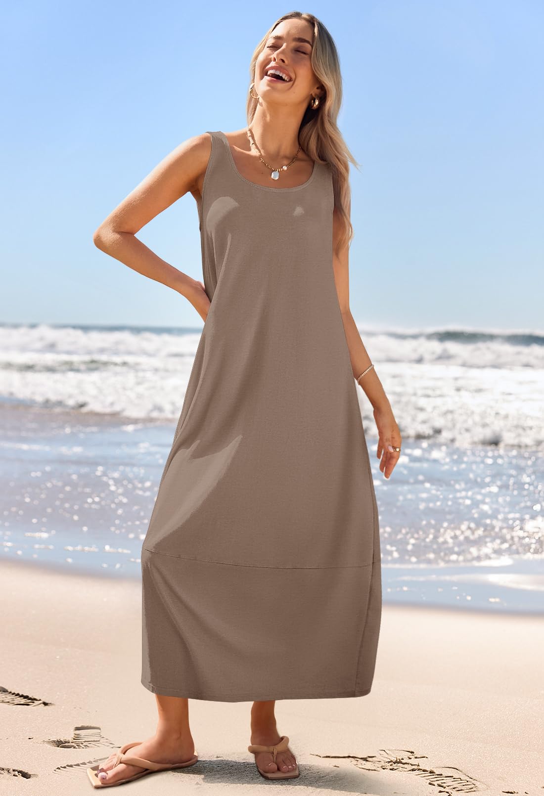 Foto 4 pulgar | Vestido Casual Maxi De Verano Merokeety 2025 Para Mujer - Venta Internacional.