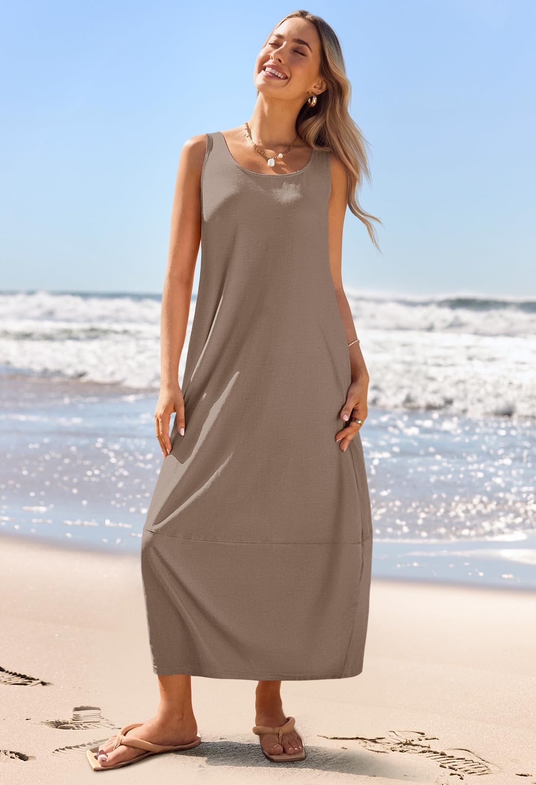 Foto 8 pulgar | Vestido Casual Maxi De Verano Merokeety 2025 Para Mujer - Venta Internacional.