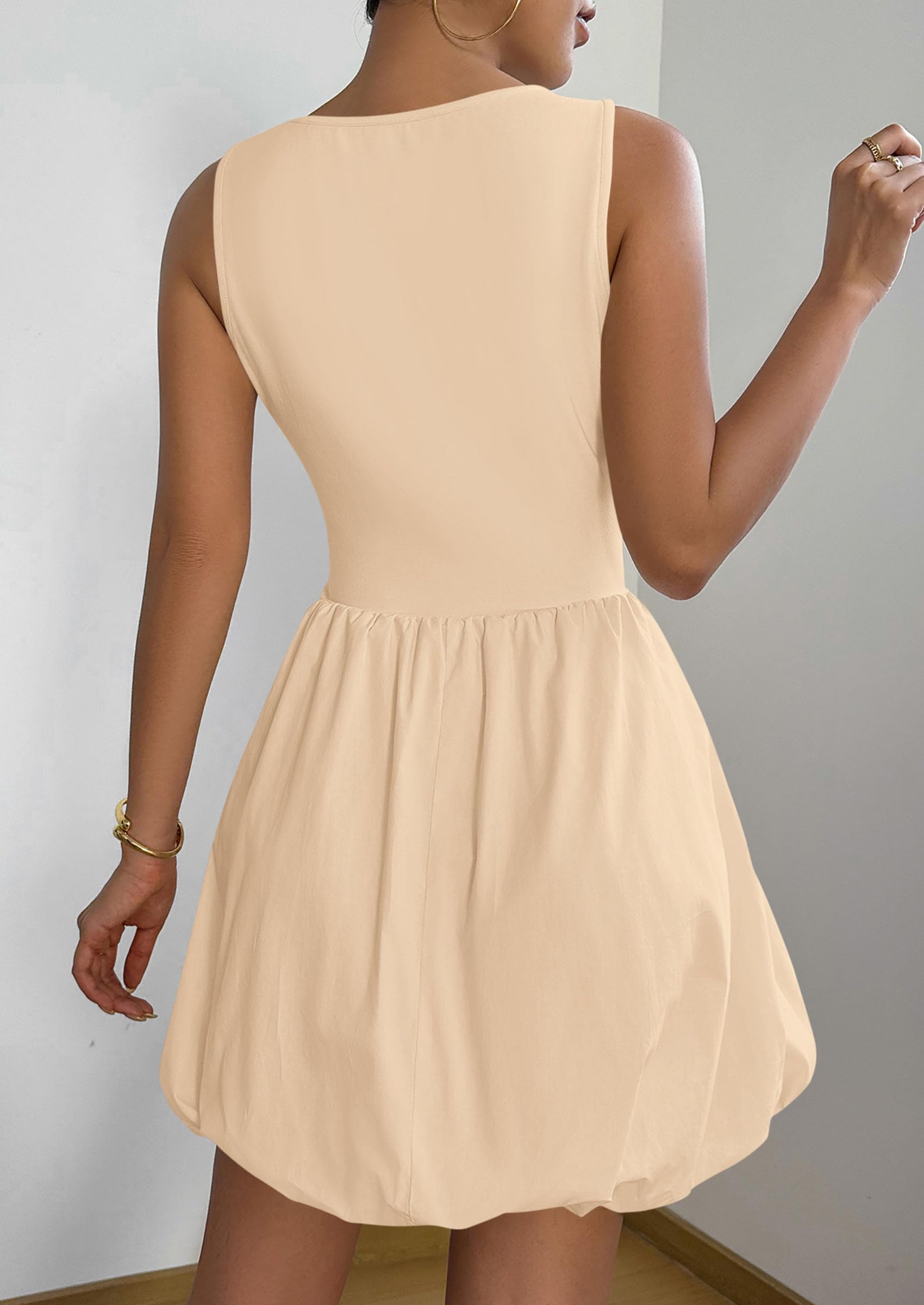 Foto 3 pulgar | Vestido De Verano Prettygarden 2025 Sin Mangas Sin Mangas Con Bolsillos - Venta Internacional.