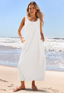 Foto 7 | Vestido Largo Casual Merokeety 2025, Vestido Blanco De Playa De Verano - Venta Internacional.