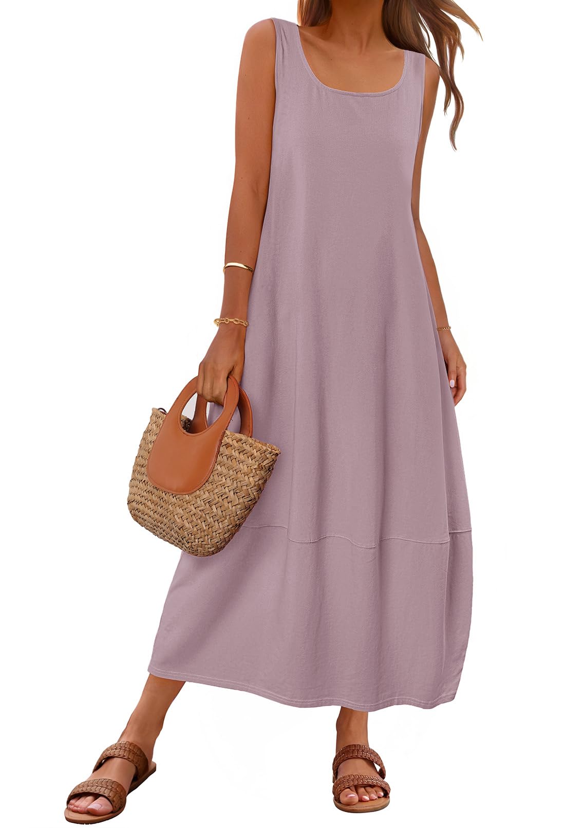 Foto 2 pulgar | Vestido Largo Casual Merokeety 2025 Summer Beach Taro - Venta Internacional.