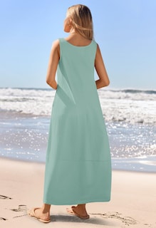 Foto 4 | Vestido Largo Casual Merokeety 2025 Para Verano, Playa Y Salvia Para Mujer - Venta Internacional.