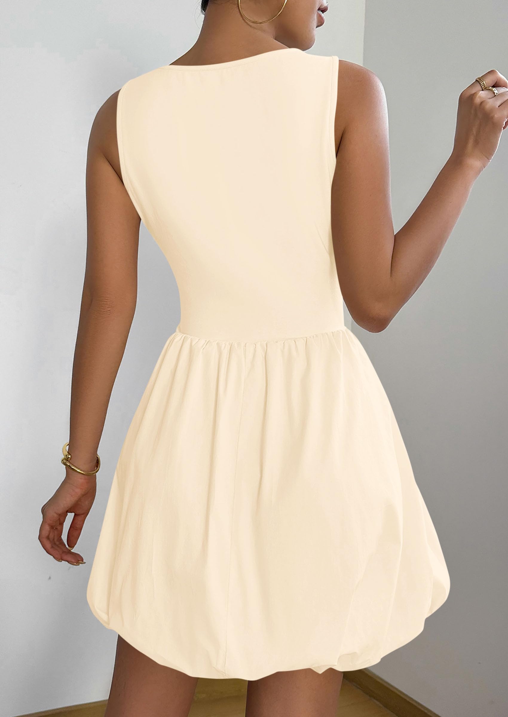 Foto 3 pulgar | Vestido De Verano Prettygarden 2025 Sin Mangas Sin Mangas Con Bolsillos - Venta Internacional.