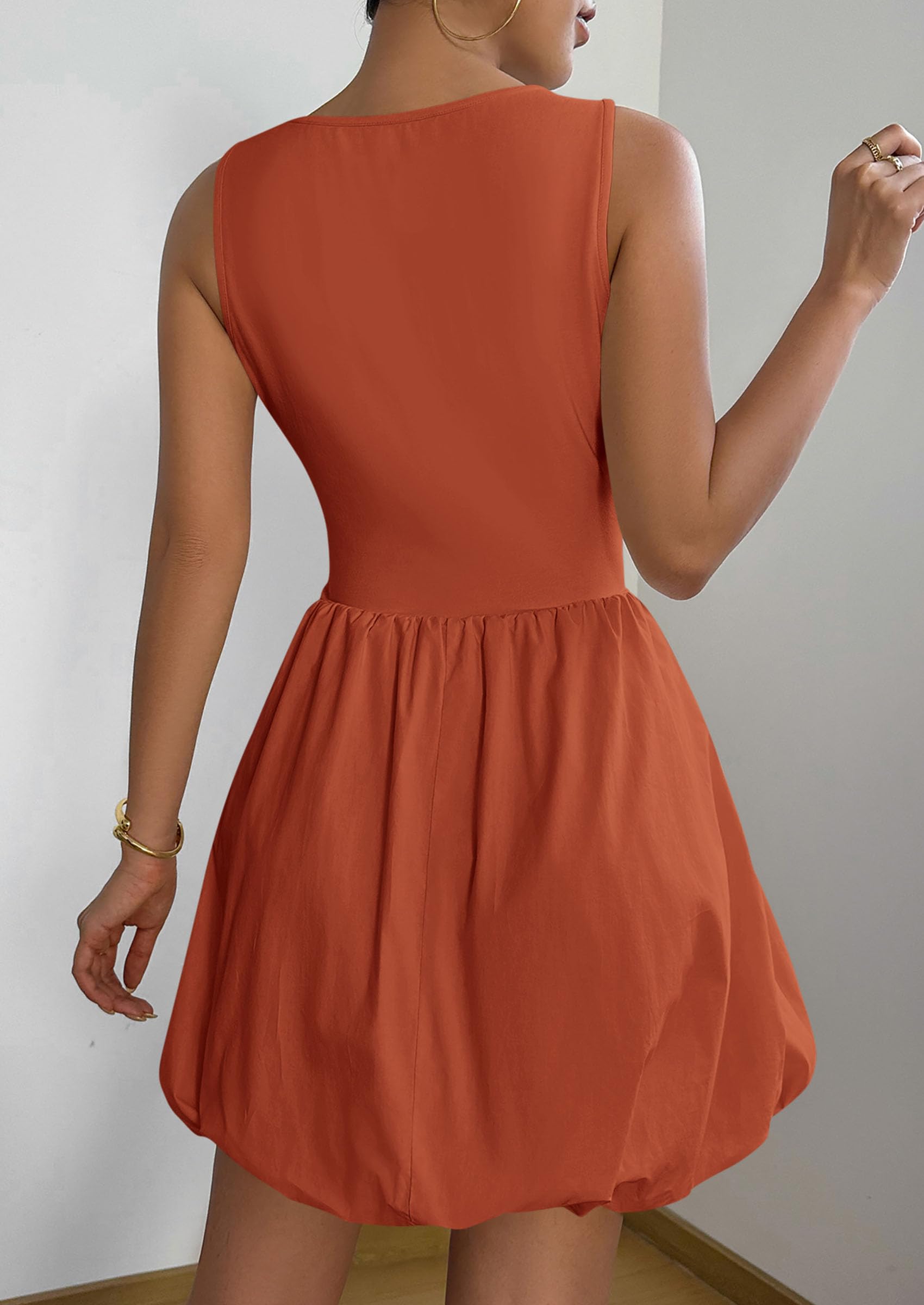 Foto 3 pulgar | Vestido De Verano Prettygarden 2025 Sin Mangas Sin Mangas Con Bolsillos - Venta Internacional.