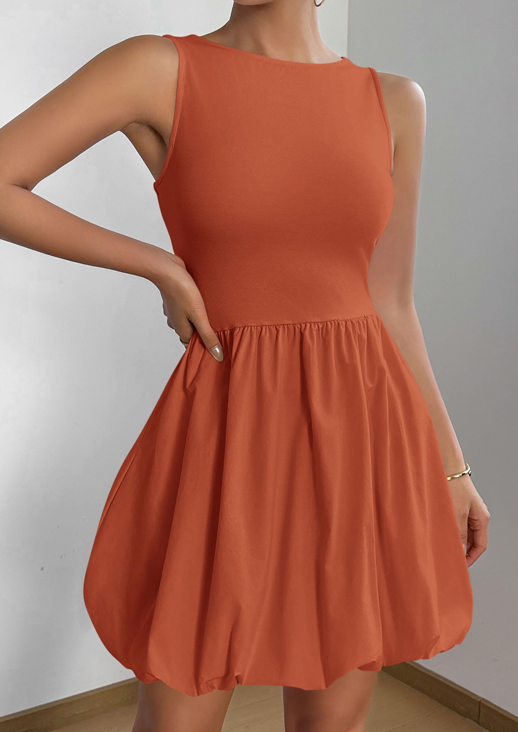 Foto 4 pulgar | Vestido De Verano Prettygarden 2025 Sin Mangas Sin Mangas Con Bolsillos - Venta Internacional.