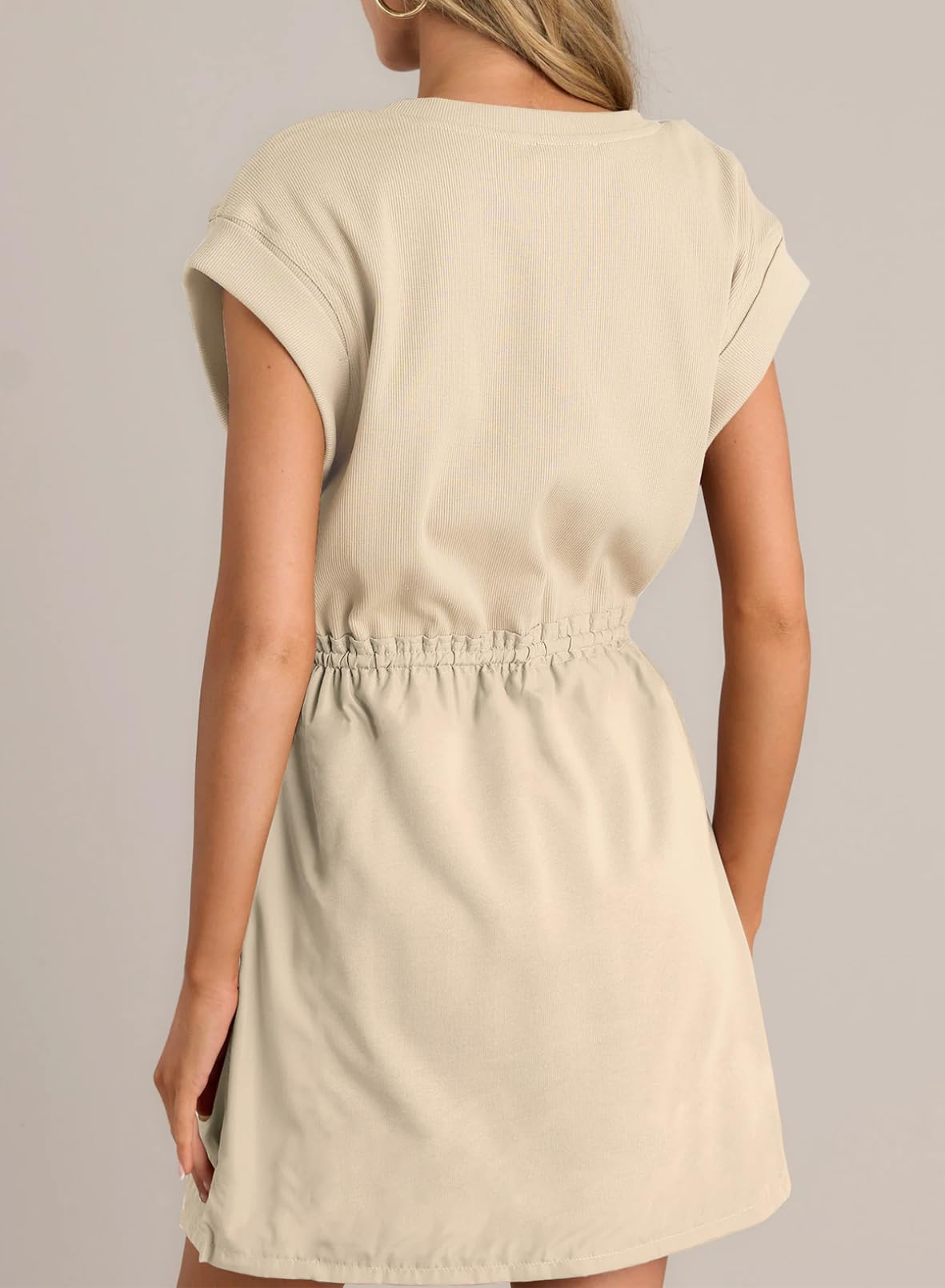 Foto 6 pulgar | Vestido Blencot P7016 Casual De Verano De Manga Corta Para Mujer - Venta Internacional.