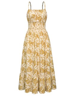 Foto 1 | Vestido Grace Karin Para Mujer, Verano 2025, Estampado Floral, Amarillo - Venta Internacional.