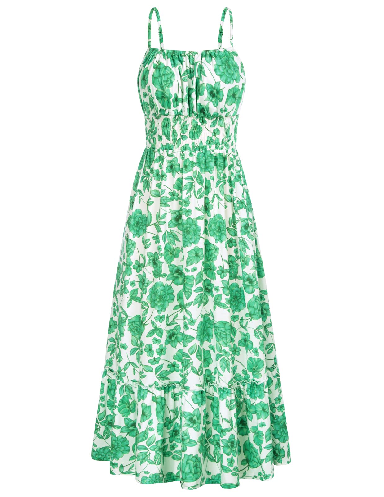 Foto 1 | Vestido Grace Karin Con Tirantes Finos, Casual, Sin Mangas, Verde, 2xl - Venta Internacional.