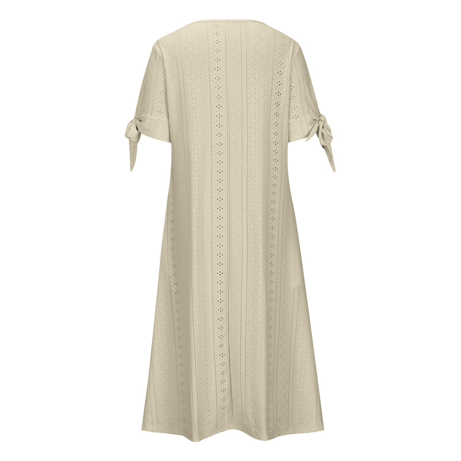 Foto 6 pulgar | Vestido De Verano Genérico Con Hombros Descubiertos Y Cuello En V 2025 - Venta Internacional.