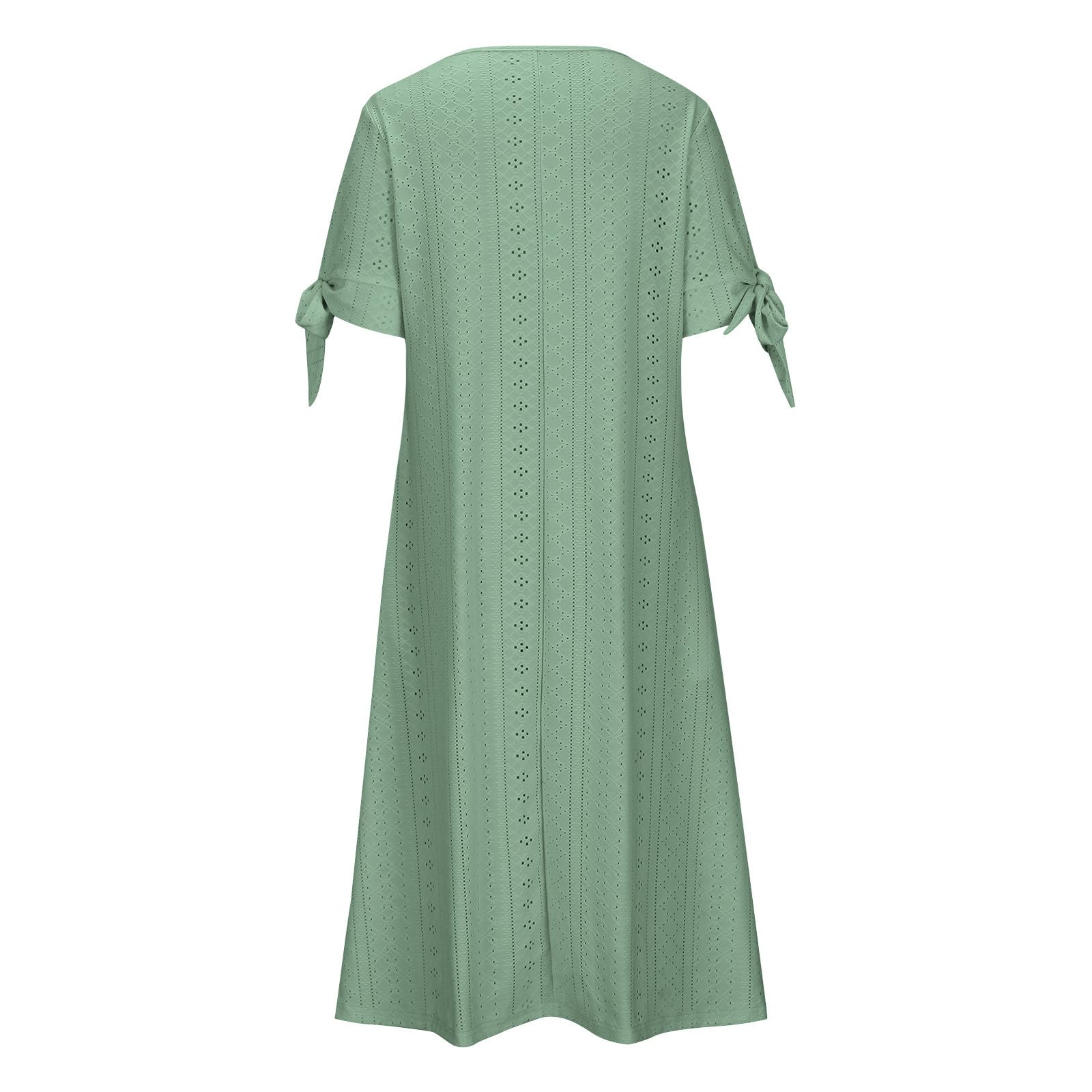 Foto 5 pulgar | Vestido De Verano Genérico Con Hombros Descubiertos Y Cuello En V 2025 - Venta Internacional.