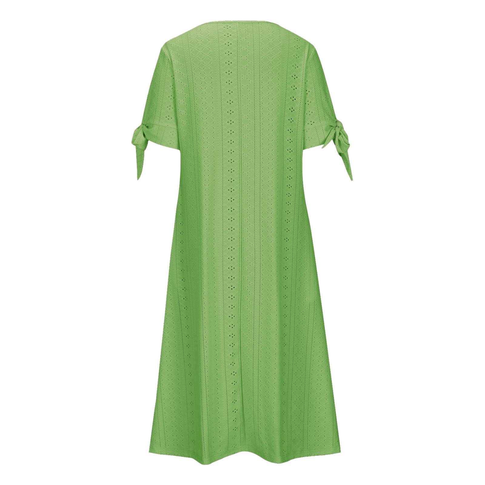 Foto 6 pulgar | Vestido De Verano Genérico Con Hombros Descubiertos Y Cuello En V 2025 - Venta Internacional.