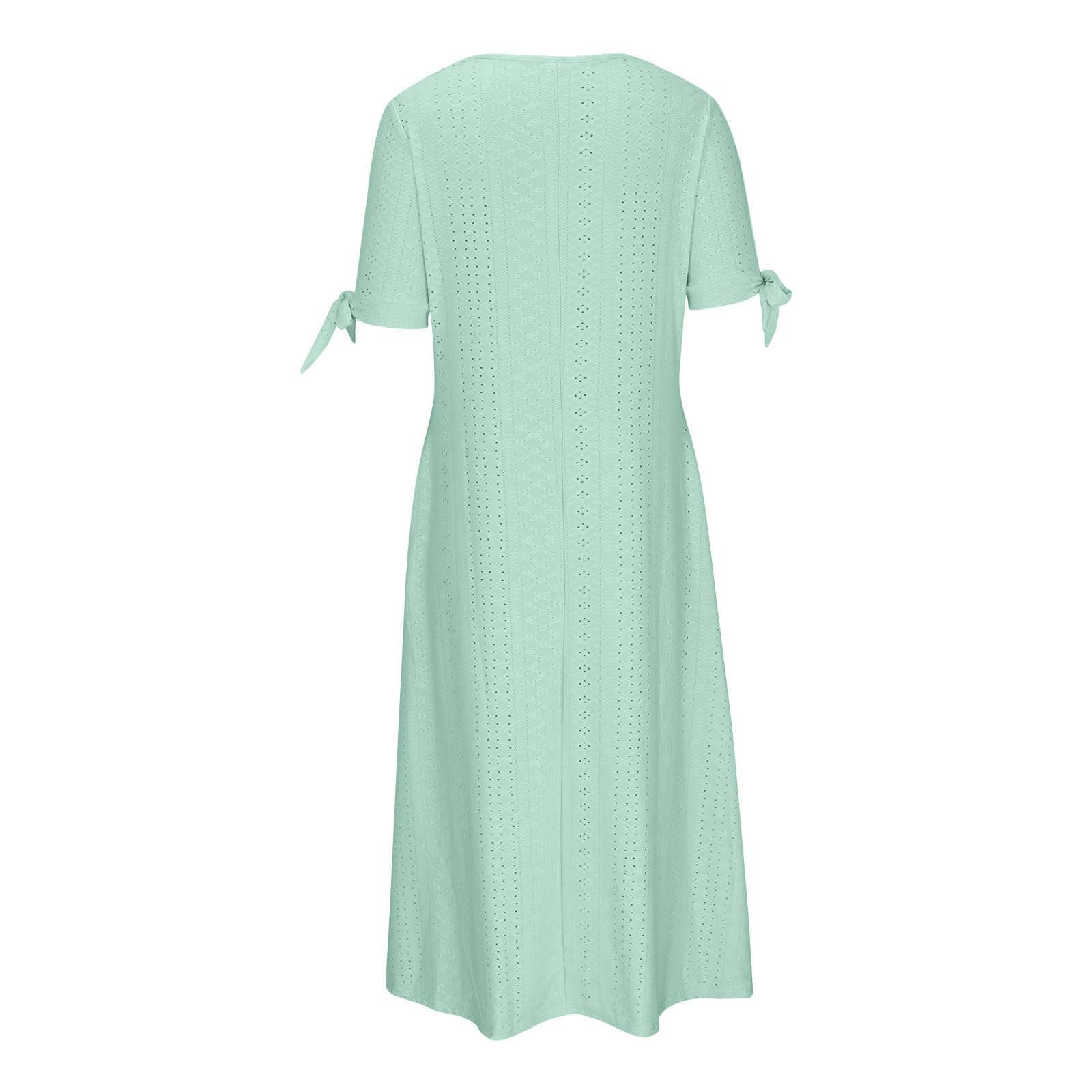 Foto 6 pulgar | Vestido De Verano Genérico Con Hombros Descubiertos Y Cuello En V 2025 - Venta Internacional.