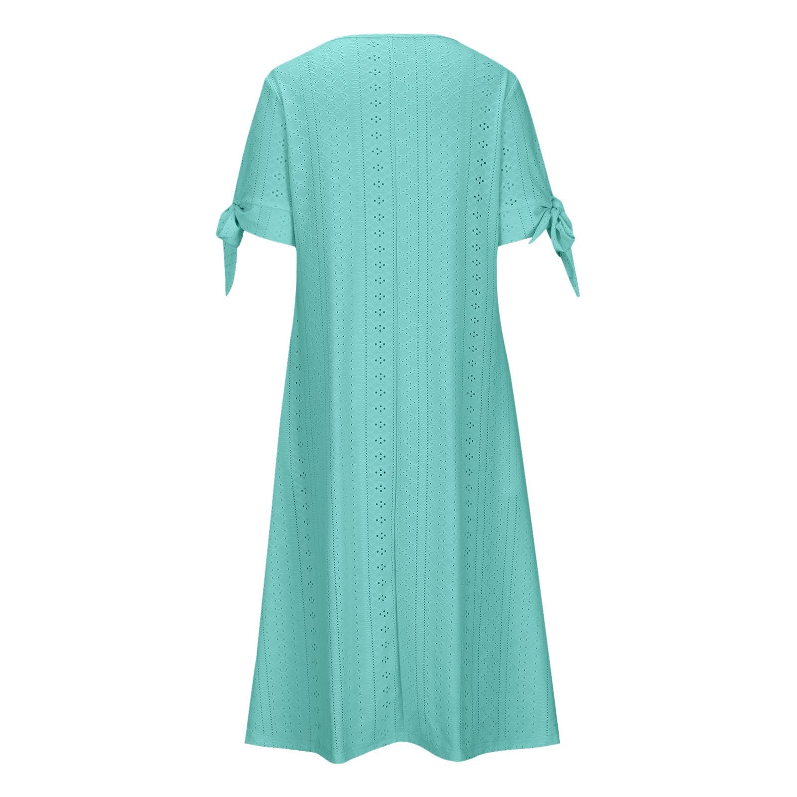 Foto 6 pulgar | Vestido De Verano Genérico Con Hombros Descubiertos Y Cuello En V 2025 - Venta Internacional.