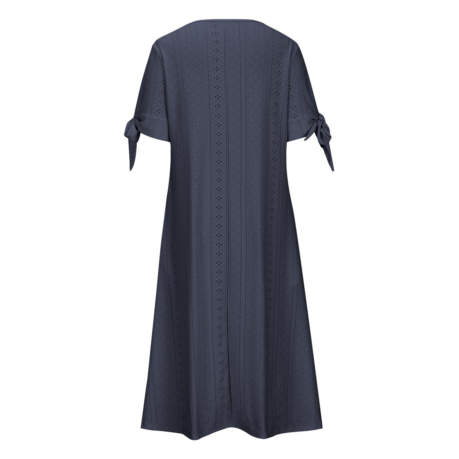 Foto 6 pulgar | Vestido De Verano Genérico Con Hombros Descubiertos Y Cuello En V Para Mujer - Venta Internacional.