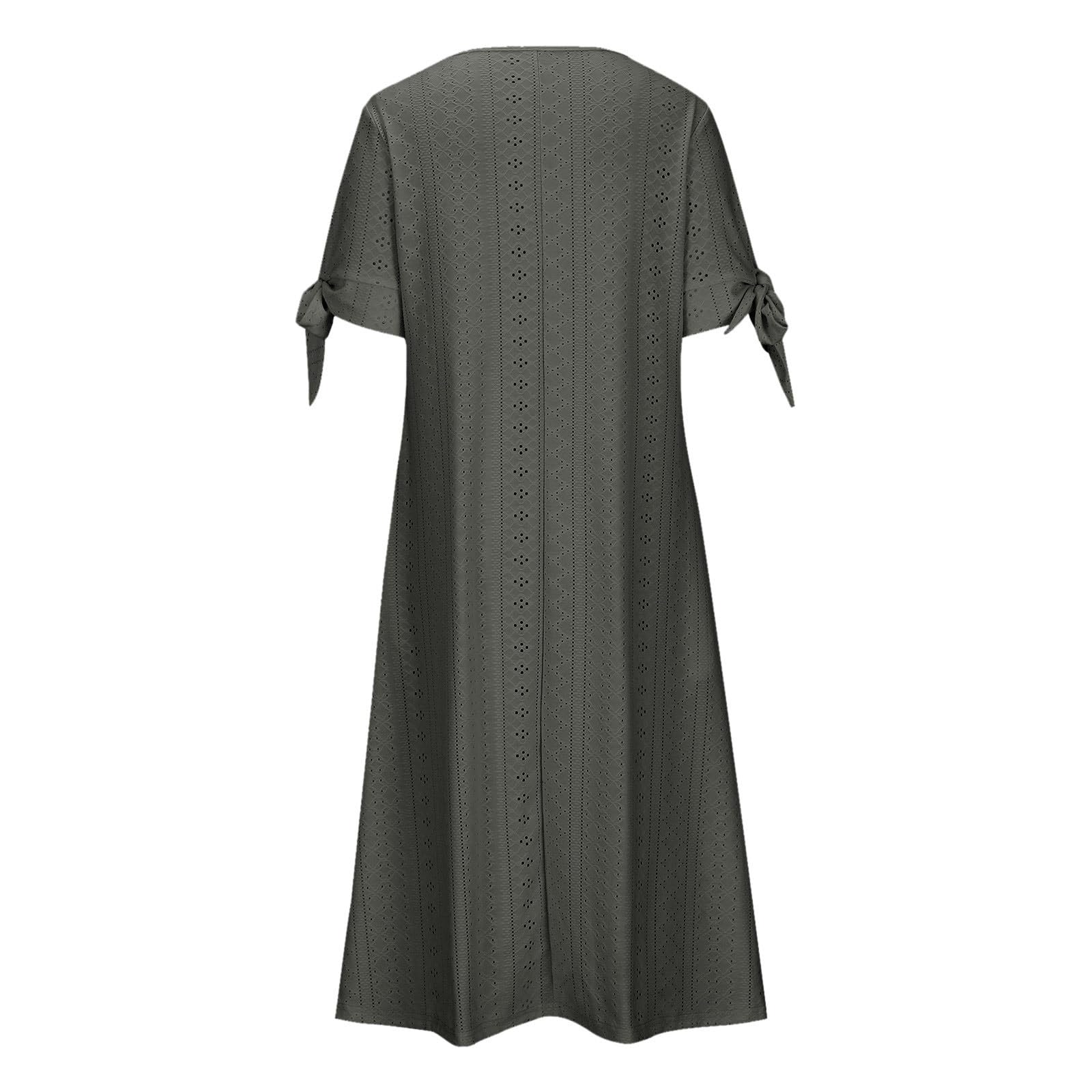 Foto 6 pulgar | Vestido De Verano Genérico Con Hombros Descubiertos Y Cuello En V 2025 - Venta Internacional.