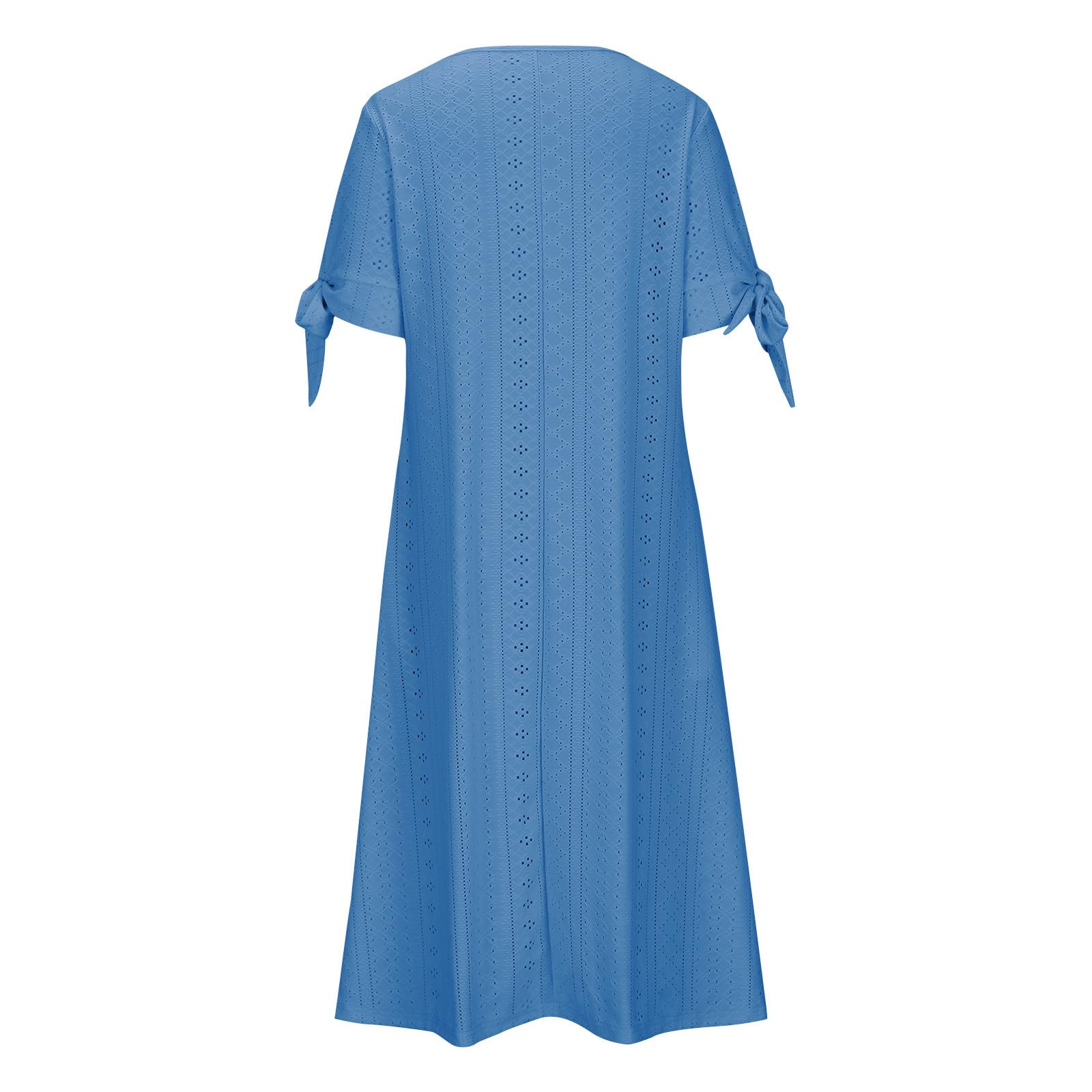 Foto 6 pulgar | Vestido De Verano Genérico Con Hombros Descubiertos Y Cuello En V 2025 - Venta Internacional.