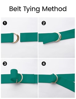 Foto 6 | Vestido Zesica Para Mujer, Verano 2025, Bohemio, Con Botones, Cuello En V, Color Verde - Venta Internacional.
