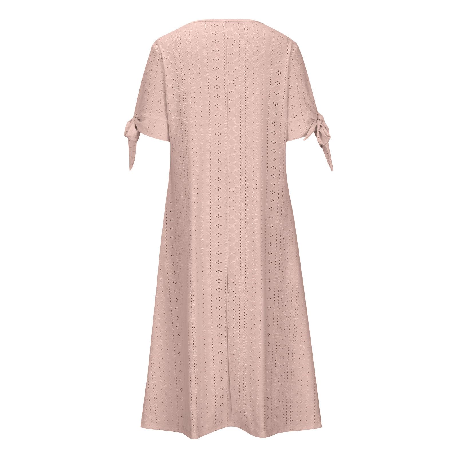 Foto 6 pulgar | Vestido De Verano Genérico Con Hombros Descubiertos Y Cuello En V 2025 - Venta Internacional.
