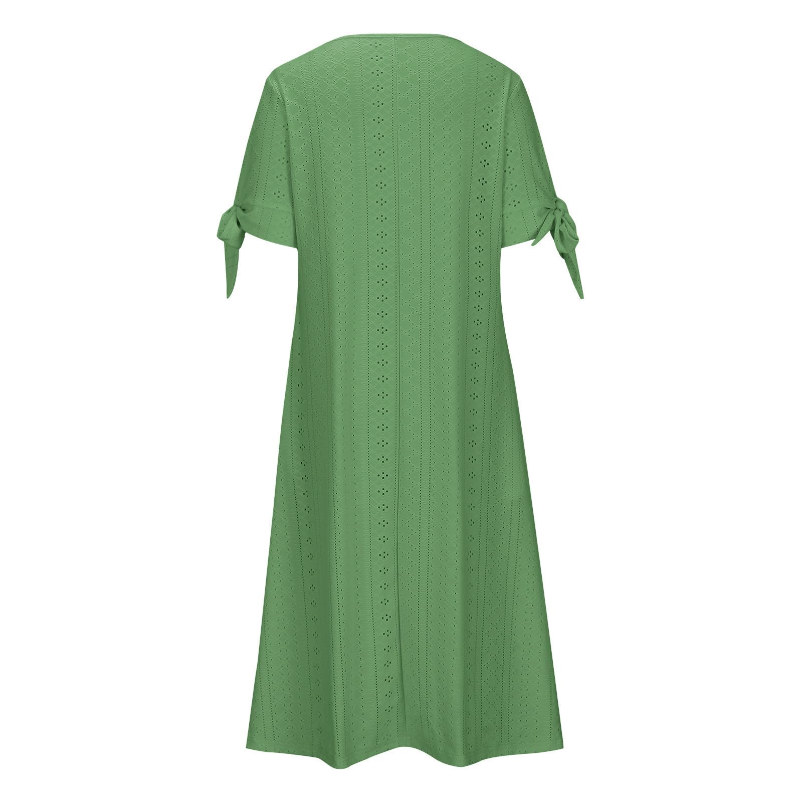 Foto 6 pulgar | Vestido De Verano Genérico Con Hombros Descubiertos Y Cuello En V 2025 - Venta Internacional.