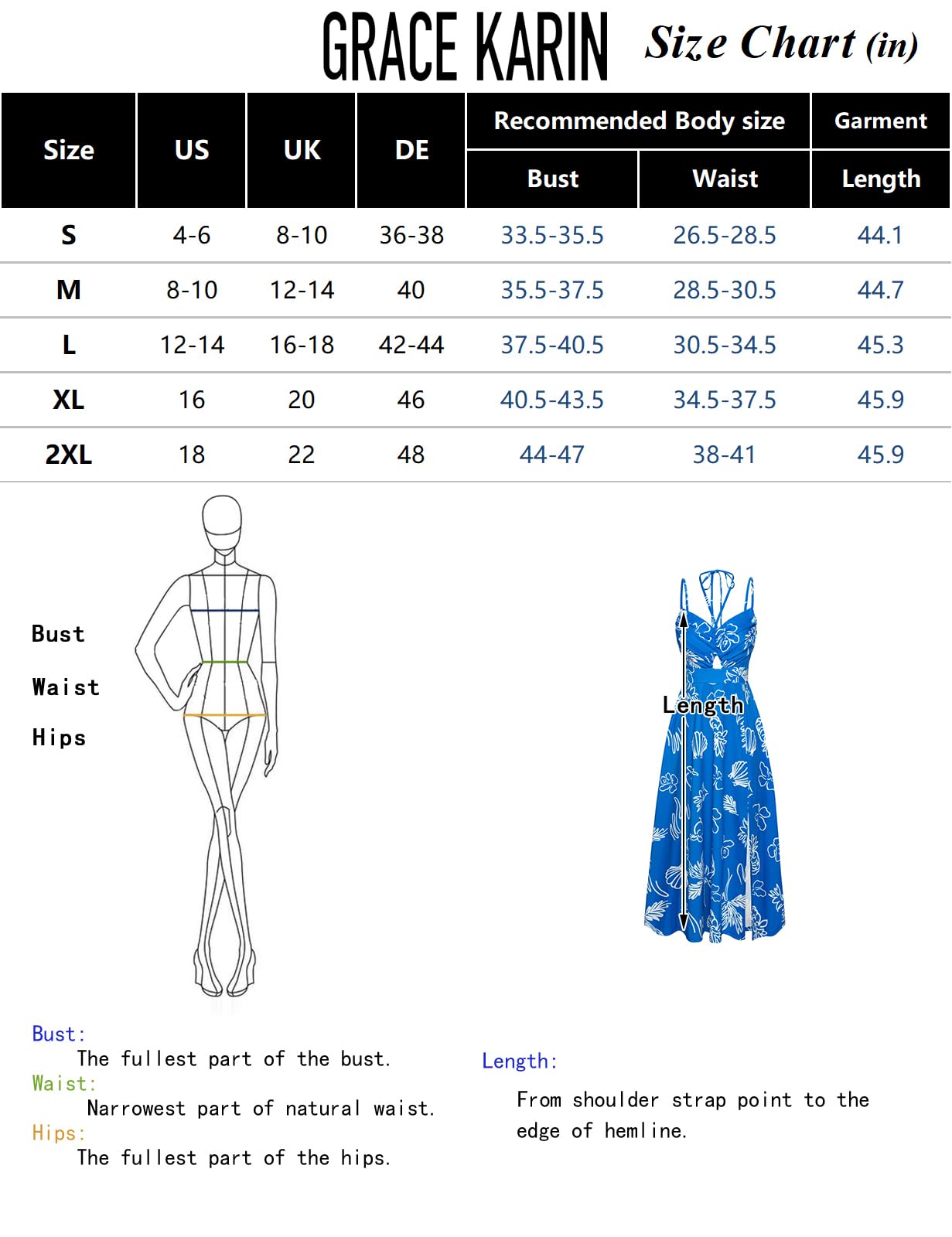 Foto 7 pulgar | Vestido De Verano Grace Karin Vacation Casual Boho Sin Mangas Para Mujer - Venta Internacional.
