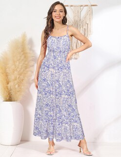 Foto 4 | Vestido Grace Karin Summer Beach Con Tirantes Finos Con Estampado Floral M - Venta Internacional.