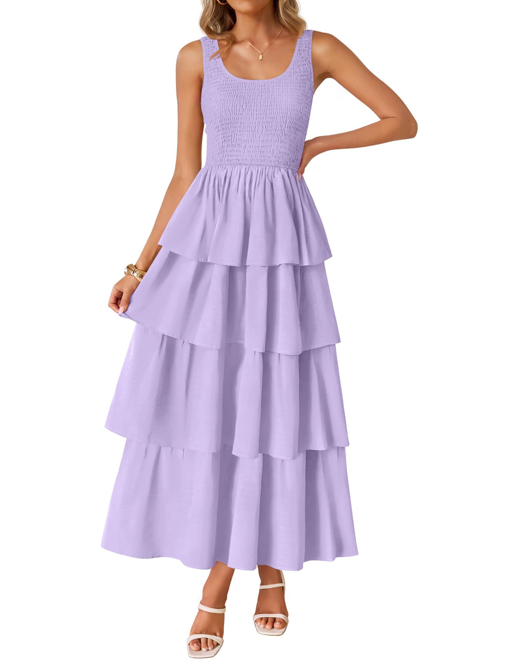 Foto 2 pulgar | Vestido Zesica 2025 Para Mujer, Bohemio, Sin Mangas, Midi, Morado - Venta Internacional.