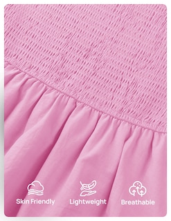 Foto 7 | Vestido Zesica Para Mujer 2025, Estilo Bohemio, Midi, Rosa, Talla Xl - Venta Internacional.