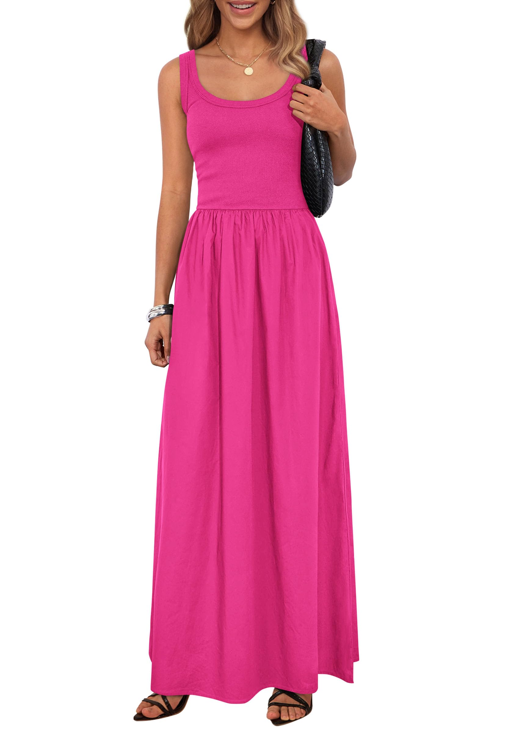 Vestido Prettygarden Aline Swing Para Mujer, Sin Mangas, De Verano - Venta Internacional.