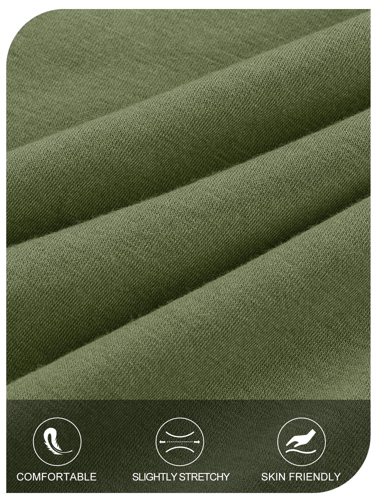 Foto 7 pulgar | Vestido Casual Merokeety 2025 Para Mujer, Color Verde Militar, Talla L - Venta Internacional.