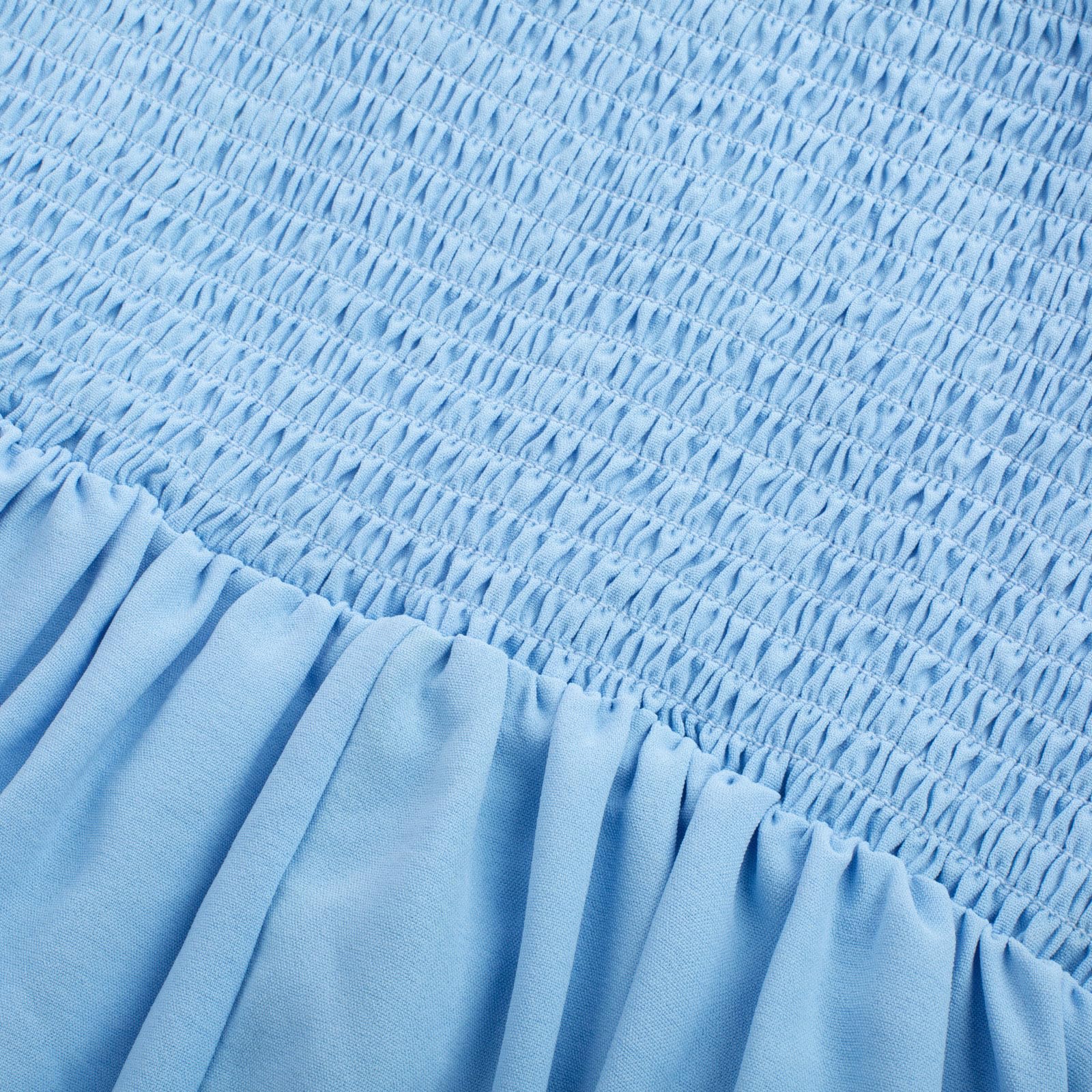 Foto 6 pulgar | Vestido Grace Karin Azul Fluido En Forma De A Con Tirantes Finos - Venta Internacional.