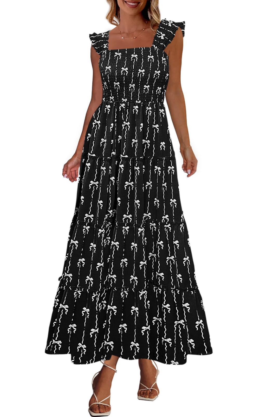 Foto 2 pulgar | Vestido De Verano Prettygarden Sin Mangas Con Estampado Floral Para Mujer 2025 - Venta Internacional.