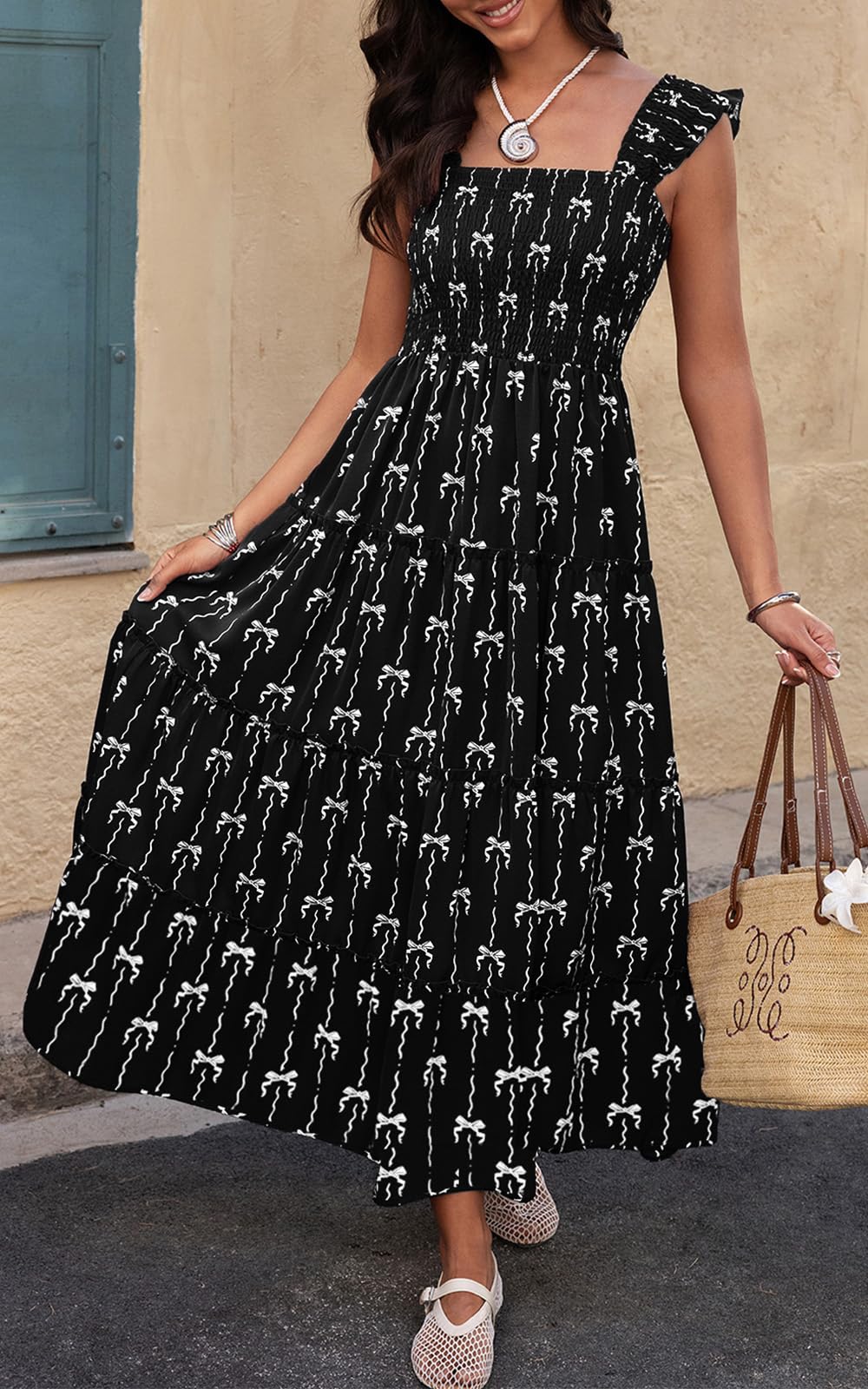 Foto 6 pulgar | Vestido De Verano Prettygarden Sin Mangas Con Estampado Floral Para Mujer 2025 - Venta Internacional.