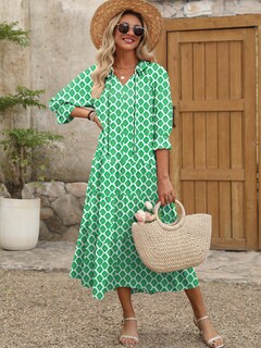 Foto 3 | Vestido Largo Anrabess De Verano Para Mujer, Estilo Bohemio, Playa, Casual - Venta Internacional.