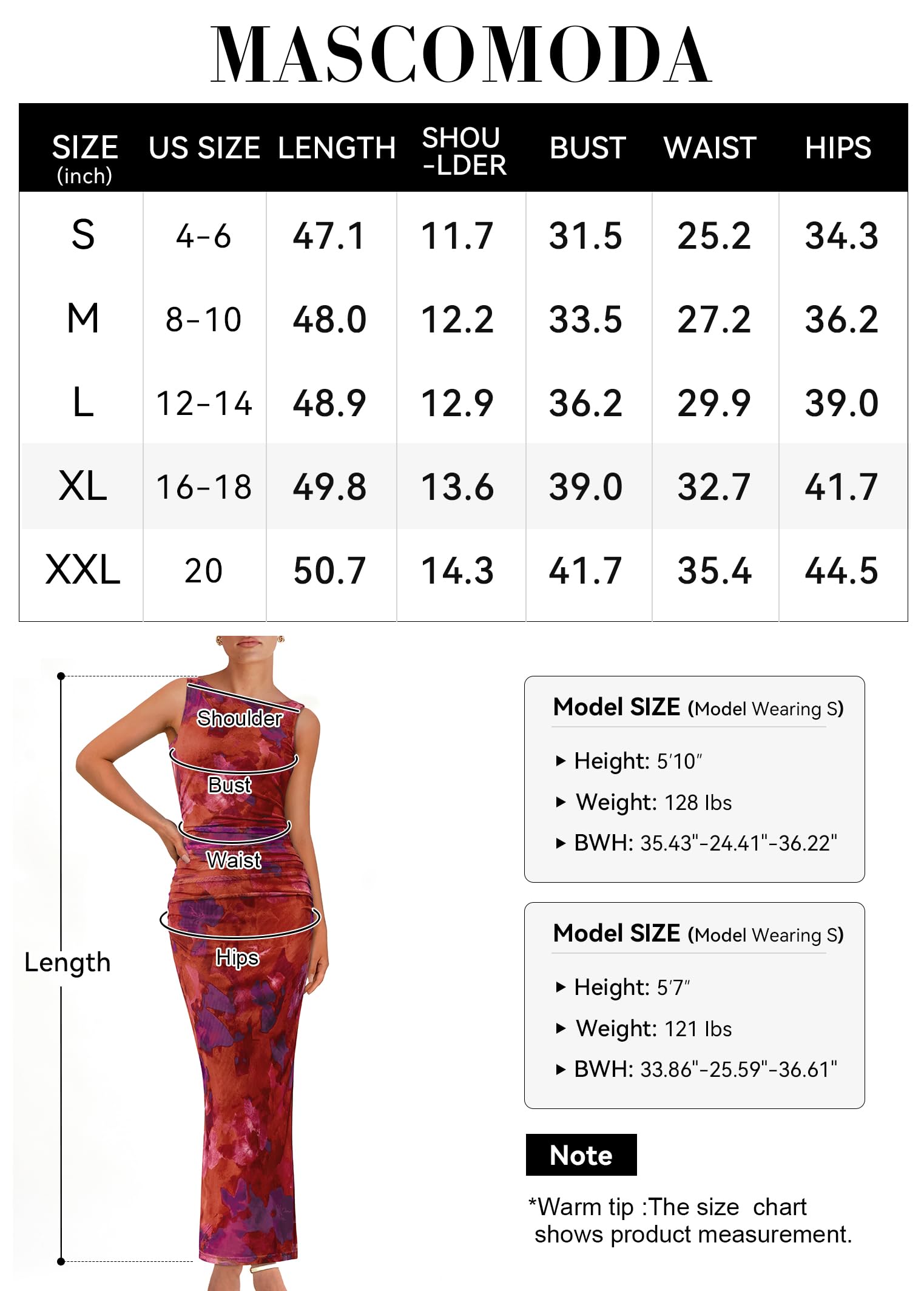 Foto 7 pulgar | Vestido Largo Mascomoda Ajustado De Verano Con Malla Floral Para Mujer - Venta Internacional.