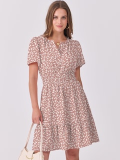 Foto 6 | Vestido Anrabess 2025 Casual De Verano Con Cuello En V Y Manga Corta Para Mujer - Venta Internacional.