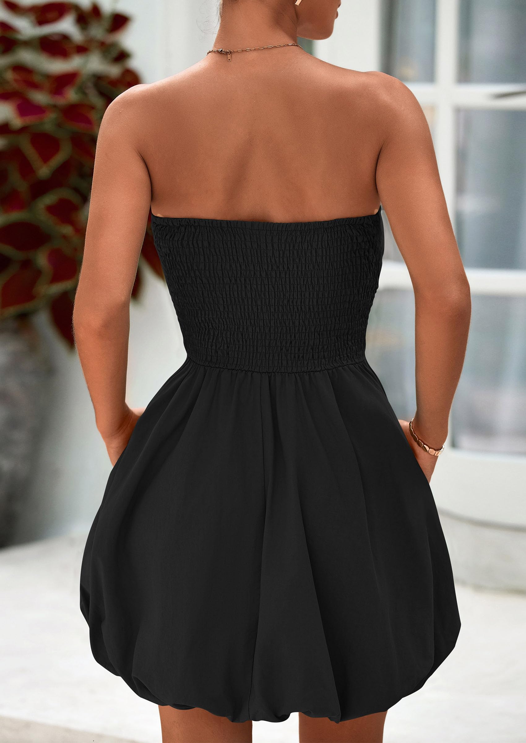 Foto 3 pulgar | Vestido Prettygarden Bubble Mini 2025 Summer Black Para Mujer - Venta Internacional.